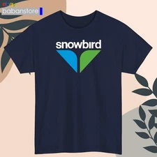 Snowbird Ski Resort Logo Black/White/Grey/Navy/Red/Light Blue T-Shirt S-5XL