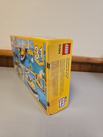 Lego 31064 2017 Creator Island Adventures 3-in-1 Sea Plane Boat Hut Retired