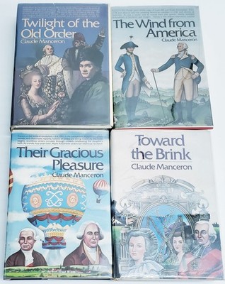 Claude Manceron 4 Hardcover History Set Knopf French Revolution Twilight Wind