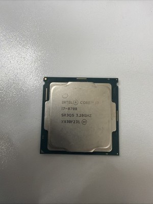 Intel Core i7-8700 3.20GHz SR3QS 8th Gen 6-Core CPU Processor