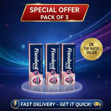 Fixodent plus food barrier All Day Hold 40g (Pack of 3)