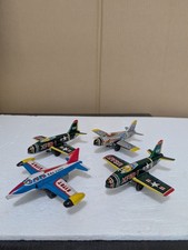 Showa Retro Fighter Plane Tinplate Made in Japan 13cm MADE IN JAPAN Airplane