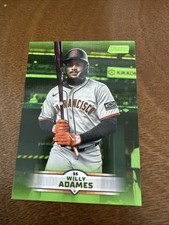 2025 Topps Stadium Club - Willy Adames #112 Lime Green Foil