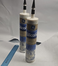 GE 100% Silicone Waterproof Sealant Black 300...