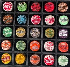 25 CORK SODA BOTTLE CAPS MISSION KIST WISHING WELL O-SO WILLAMETTE DIRIGO CROWNS