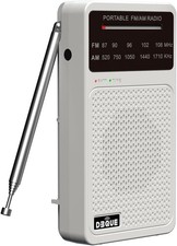 Portable AM FM Radio Compact Transistor Radio Pocket Radio Condition: New Batter