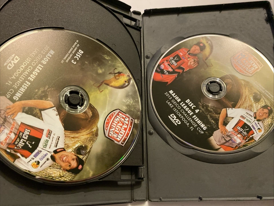 Major League Fishing MLF 2013 Geico Challenge Cup 4 Dvd Set Lake Istokpoga, FL - Image 4 of 4