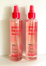 b.tan Gimme The Glow Down Rosewater Facial Tan Mist DARK - 2PACK - 6.7oz Each