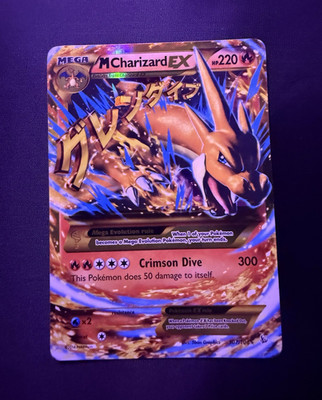 M Charizard EX 107/106 XY Flashfire Secret Rare Full Art Holo English 2014