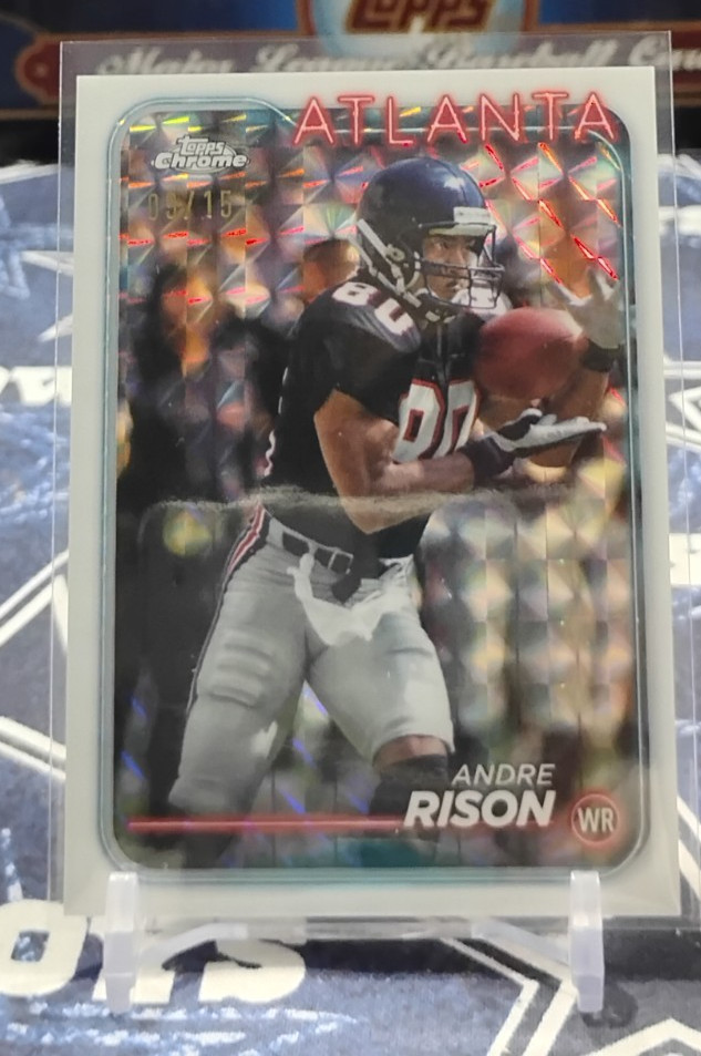 Andre Rison 2024 Topps Chrome White Geometric Refractor 09/15