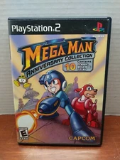 Mega Man Anniversary Collection Black Sony Playstation 2 PS2  CIB Great Shape!