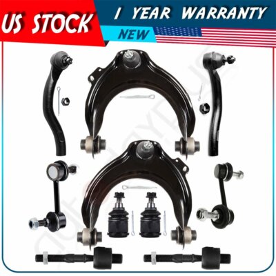 Upper Control Arms Lower Ball Joints Tie Rods kit For 03-07