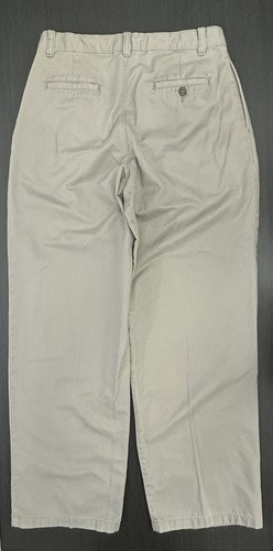 IZOD School Uniform Boys Pants Beige Pleated Front /100% Cotton /Size 18 - Picture 4 of 11