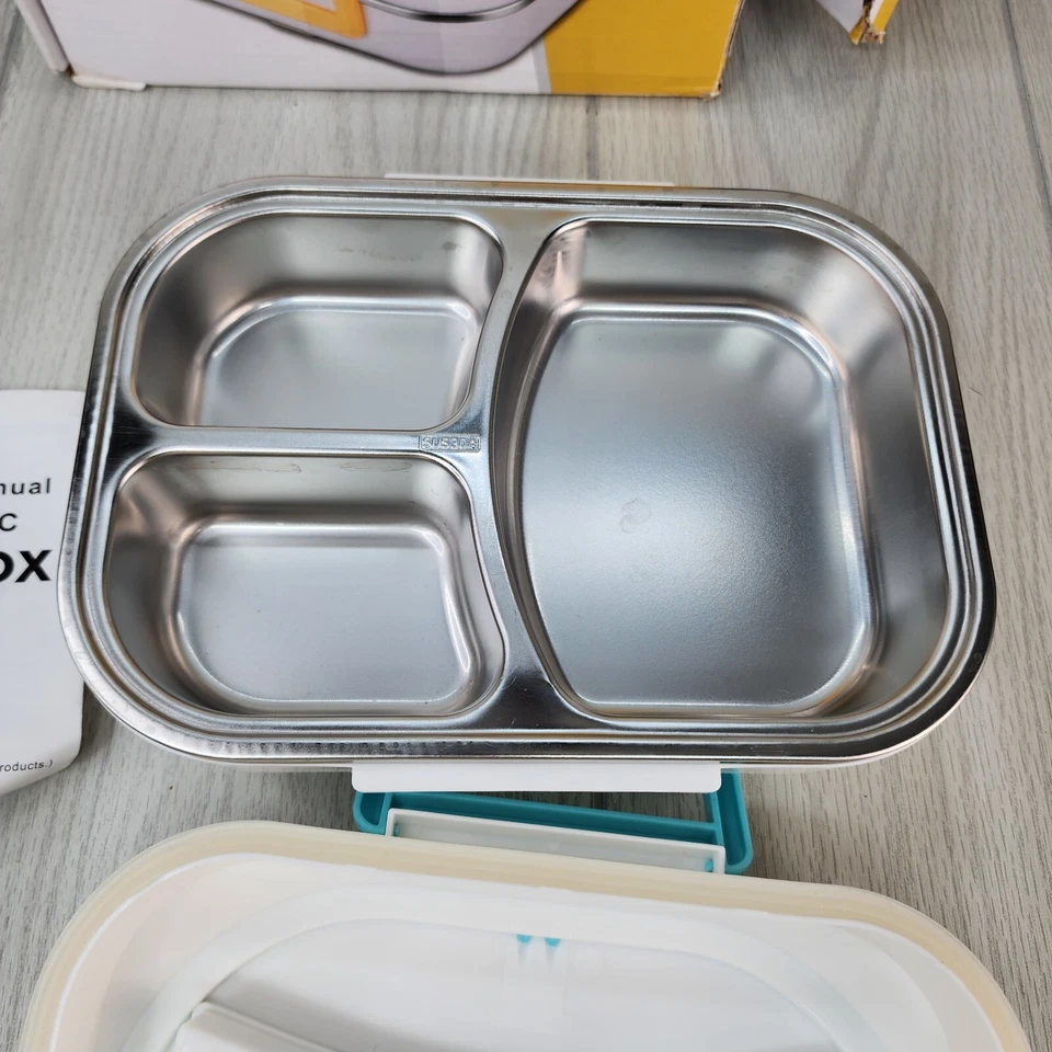 Fiambrera eléctrica portátil Health Life RJH-A6 40W 110V enchufe coche calentador de alimentos 9x7 Foto 3 de 4