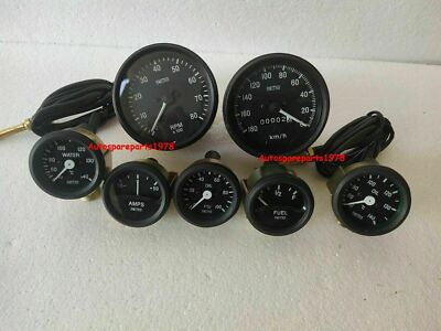 #ad Smiths Kit 52mm Oil Temp Oil psi Fuel Amp Gauge Kph 85mm Speedo Tacho Replica $47.43