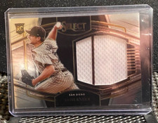 Reiss Knehr 2022 Select Horizontal Rookie Jumbo Swatch  - Padres 