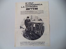 advertising Pubblicità 1963 CITROEN AMI6 AMI 6