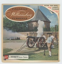 Colonial Williamsburg Virginia 1960's GAF View-Master Packet A-813