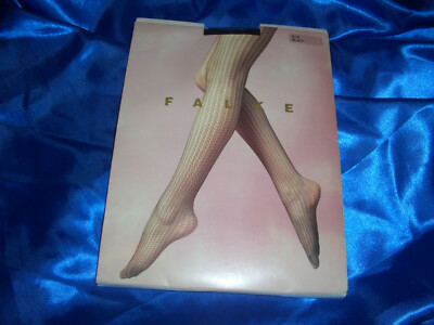 FALKE gemusterte Feinstrumpfhose Gr. 38-40 schwarz Tights Collant OVP