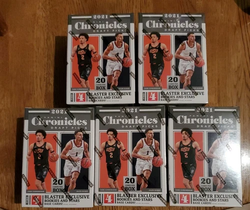 2021/22 PANINI CHRONICLES DRAFT PICKS BASKETBALL Blaster Boxes Lot X5 🔥🔥🔥