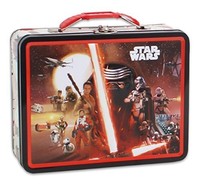 Star Wars Large Embossed Lunch Box - The Force Awakens, New, Free Shipping on sale Star Wars Large Embossed Lunch Box - The Force Awakens, New, Free Shipping on sale
