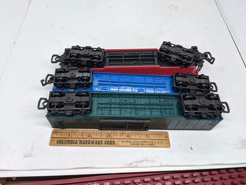 Vintage 1990s Playgo Avon Metro Express Cars Train Set Kitbash Long HO HOn3 - Picture 5 of 6