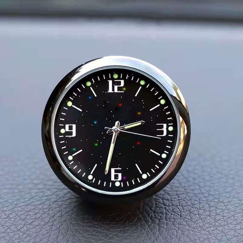 Leuchtende Autouhren zum Aufkleben Digital Quarzuhr für Fahrzeugzubehör - - Bild 4 von 12