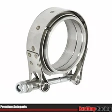 3 Inch For V Band Clamp Kit w/Male Female Flange Mild Steel MS Turbo Exhaust 3"