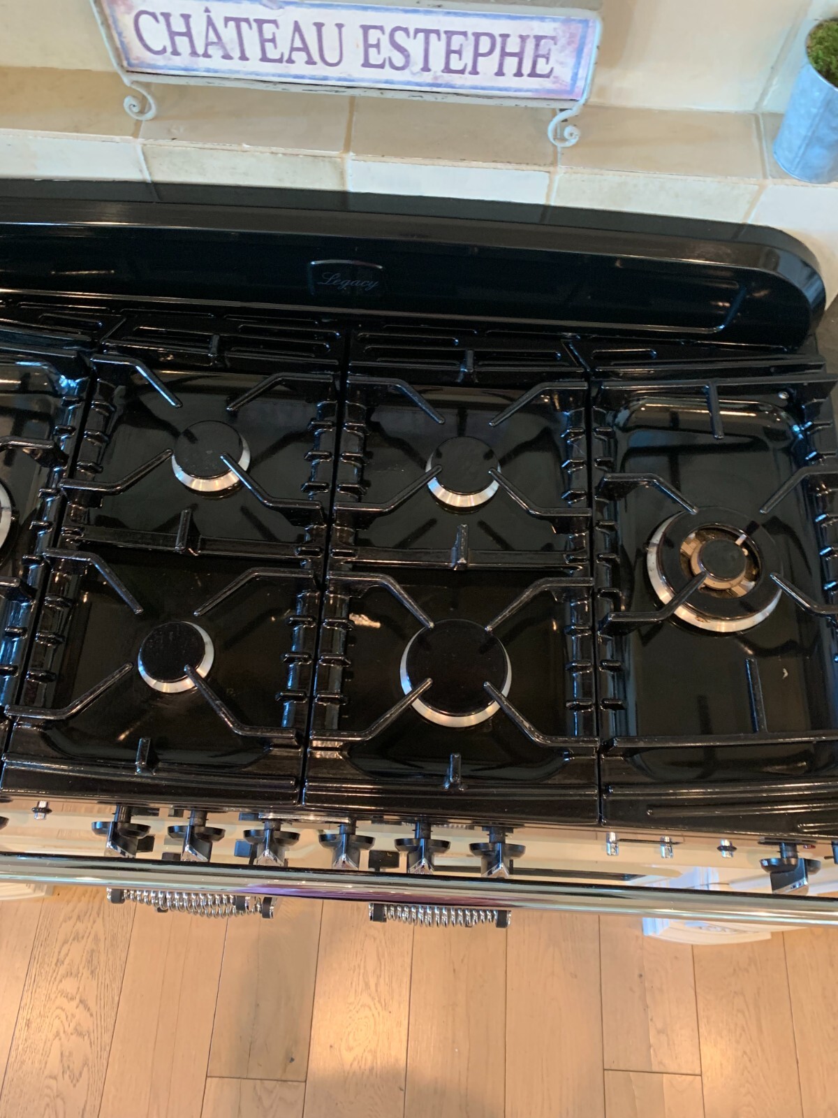 AGA Legacy 44 Cream 43" wide Glass Arched Door Dual Fuel eBay