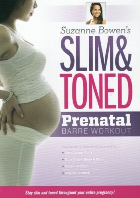 SUZANNE BOWEN SLIM AND TONED PRENATAL BARRE WORKOUT DVD NEW SEALED EXERCISE