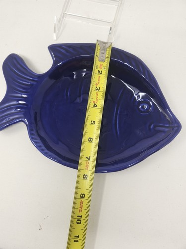 New Maioliche Jessica Italy Ceramic Fish Ocean Coastal Plate New - Picture 7 of 7