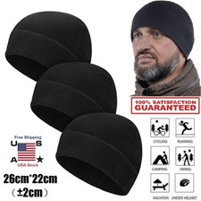 3  Tactical Military Skull Cap Winter Warm Fleece Windproof Ski Beanie Hats USA
