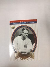 2002 Upper Deck World Series Heroes #81 Lou Gehrig Yankees (PWE)