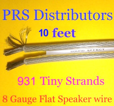 8 Gauge 8 AWG Audio Speaker Wire Speaker Cable Car Home DJ Audio Systems 10 feet