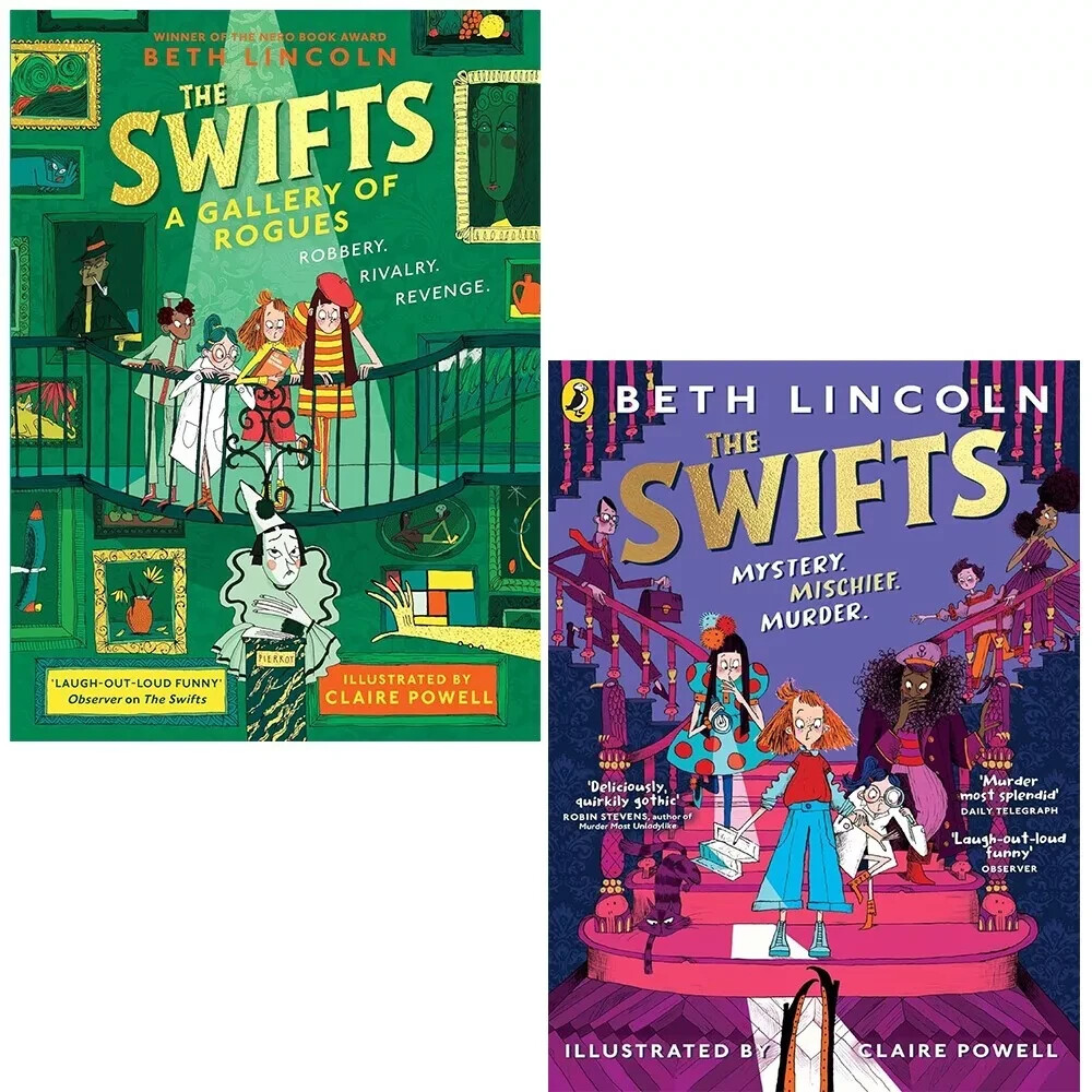 Beth Lincoln Collection 2 Books Set Swifts A Gallery of Rogues,Mystery Books 1-2