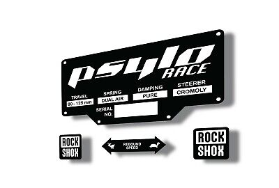 Rock Shox SEKTOR 2018 Fork Decal Mountain Bike Cycling Sticker Adhesive Dolphin