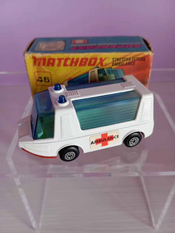 🔥🔥🔥Matchbox lesney Superfast Stretcha Fetcha Ambulance n.46- 1971 🔥🔥🔥 - Immagine 4 di 4