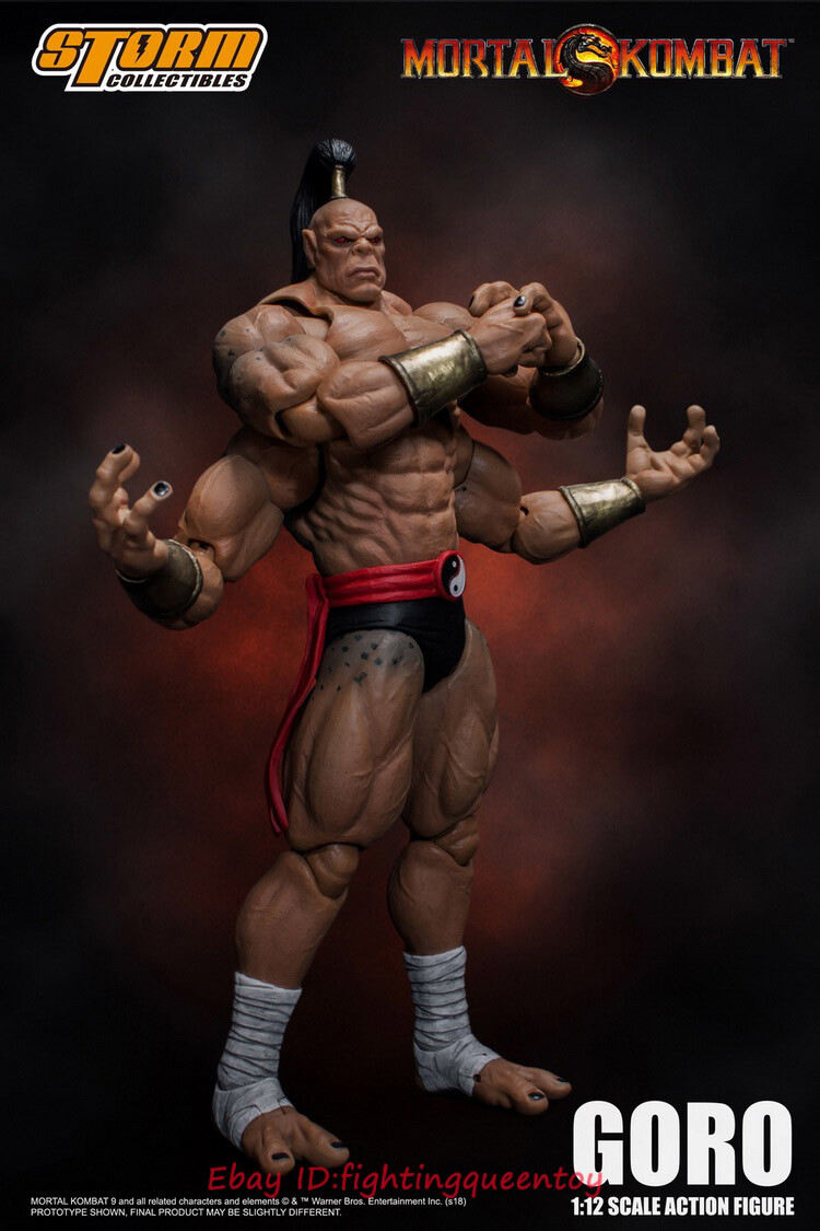 ストームコレクティブルズ     ゴロー Storm Toys GORO MORTAL KOMBAT 1/12 Scale Figure 2 Heads