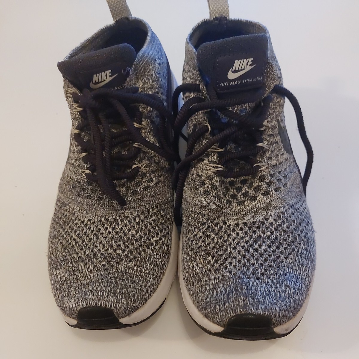 Nike Air Max Thea Ultra Flyknit Sneakers Slip-On Running Shoes Size Purple