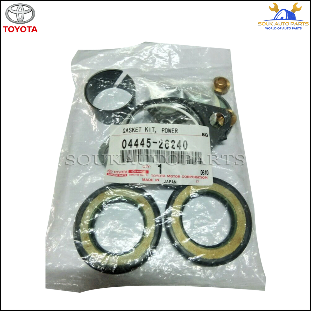 04445-26240 Genuine Toyota GASKET KIT, POWER STEERING GEAR(FOR