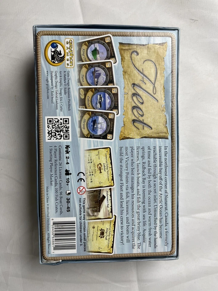 Fleet Card Game (2012 Gryphon Games) with Promo Expansion cards - Complete - Image 2 of 4