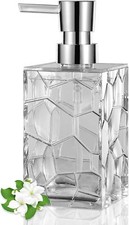 Hand Soap Dispenser, Clear Acrylic Plastic Liquid Pump Bottles Refillable Lotion