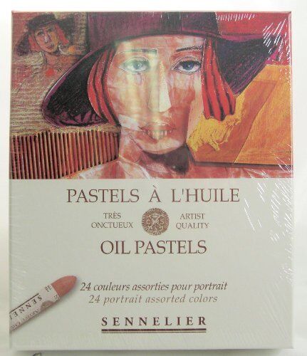Sennelier Artists Oil Pastels - Set of 24 x Portrait Colours - Picture 1 of 1