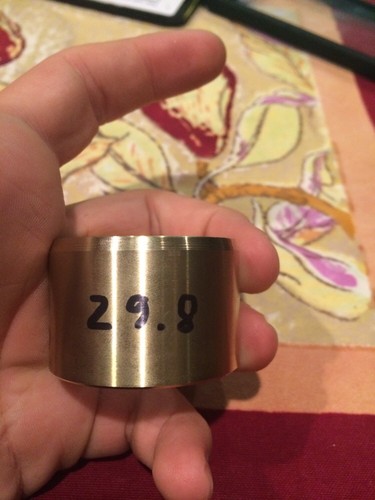 NEW metric Brass Bushing 30x45x29.8 - Picture 3 of 5