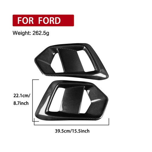 Front Fog Light Lamp Frame Foglight Cover Bezel for Ford Focus RS 2016 2017 2018 - Picture 2 of 16