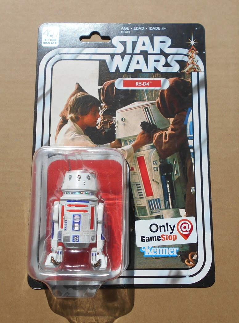 R5-D4 Star Wars figurine vintage pour diorama Tatooine Black Series 40e