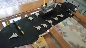 mega bloks probuilder aircraft carrier
