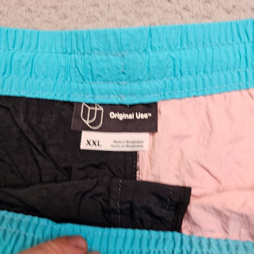 Original Use Board Shorts Mens XX-Large 2XL Unlined Elastic Waist Colorblock - Picture 10 of 15