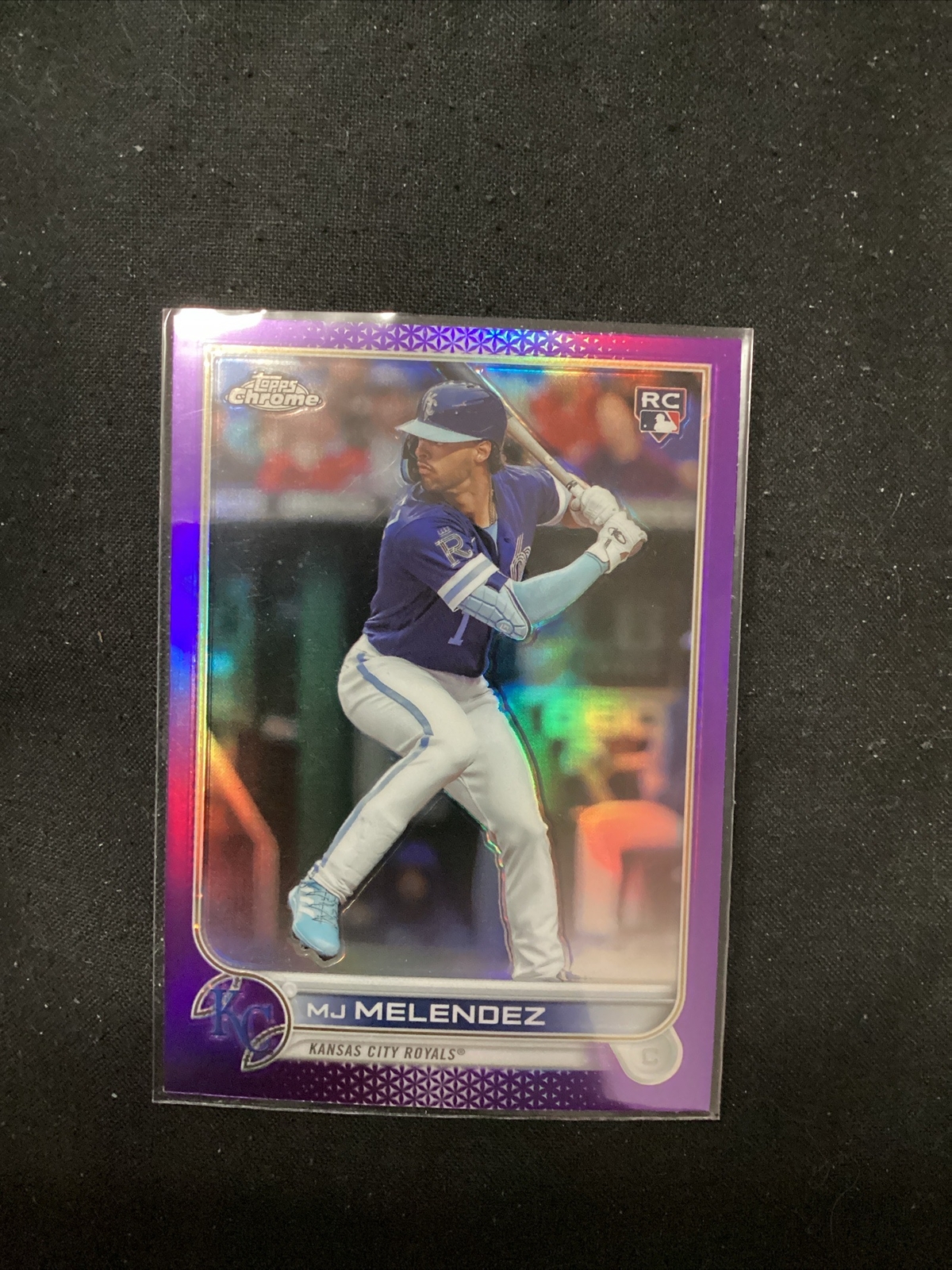 2022 Topps Chrome Update MJ Melendez Rookie Purple Refractor #USC38         PA10