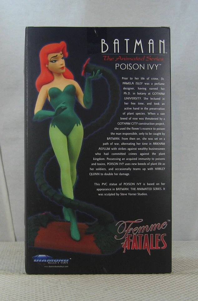 DC Gallery Batman La Serie Animada Hiedra Venenosa Figura Mujer Fatales NUEVO SELLADO Foto 4 de 4